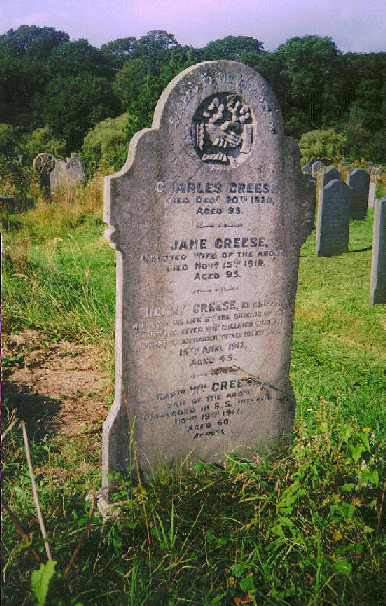 A grave of a victim of the Titanic disaster